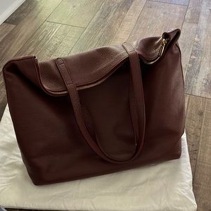 Cuyana tote with insert organizer